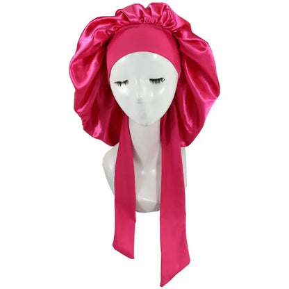 Bonnet de Nuit/Douche en Satin pour Femme